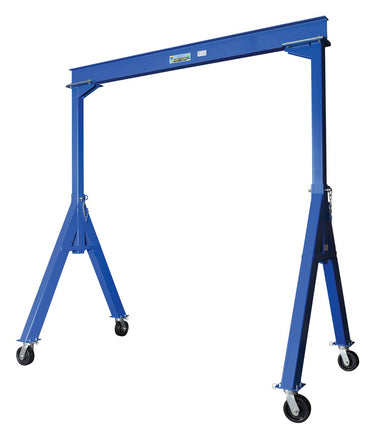8,000-lbs Capacity Fixed height Steel Gantry Crane - 10'/10' Length/Height